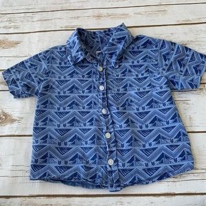 Boys blue button down